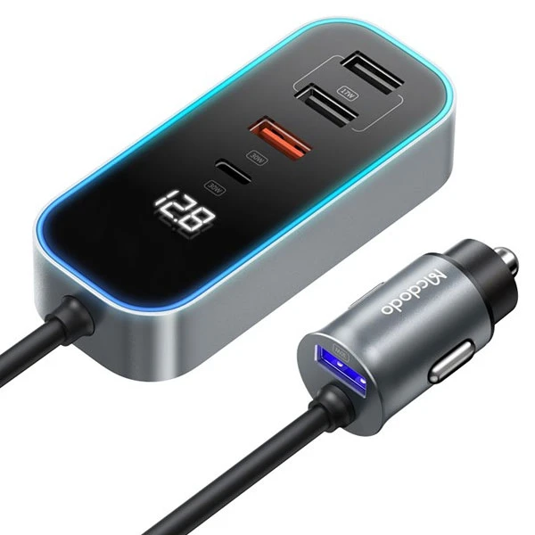 شارژر فندکی 5 پورت 107 وات مک دودو مدل CC-190